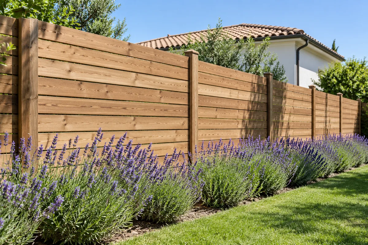 Clôture en bois : choisir l'essence, les poteaux et la pose