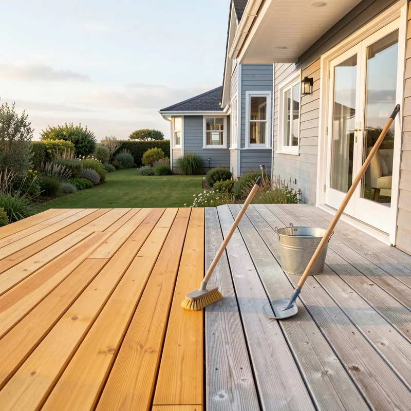 Comment entretenir une terrasse en bois sans l'abîmer